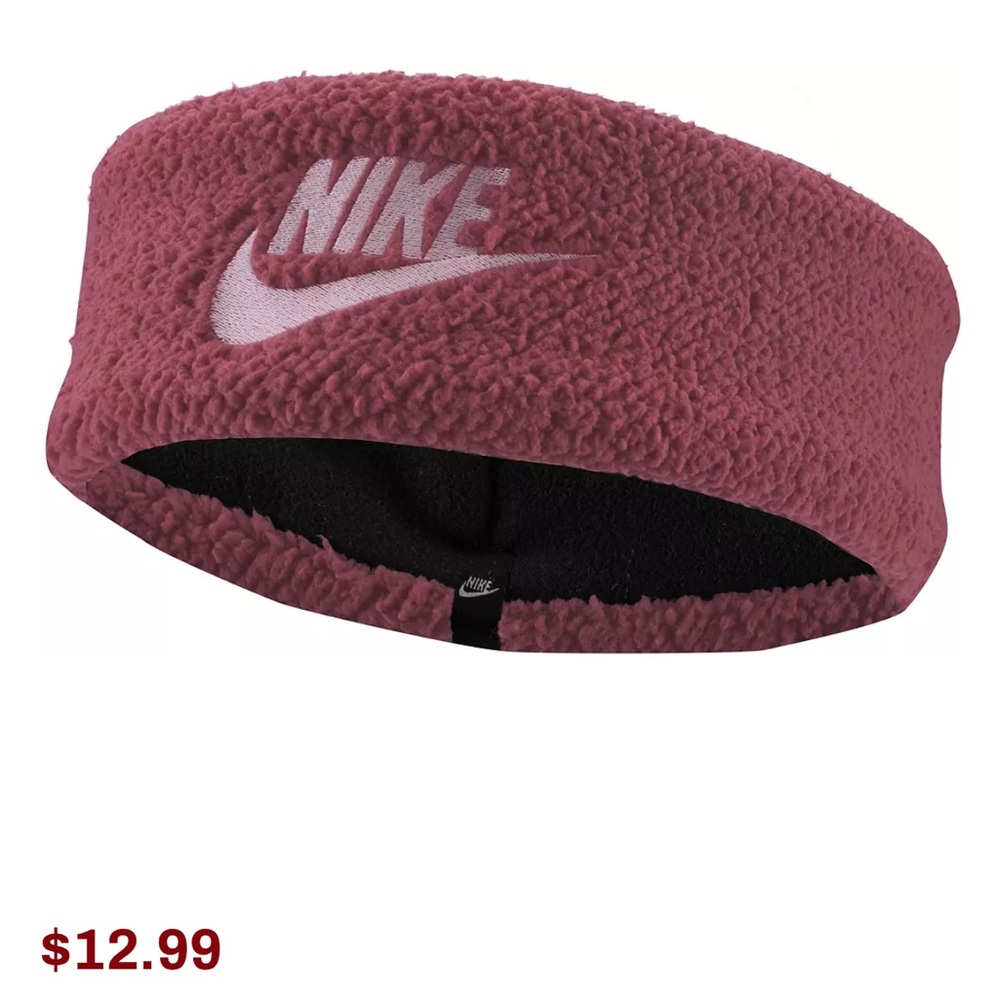 Nike Pink Fleece Headband